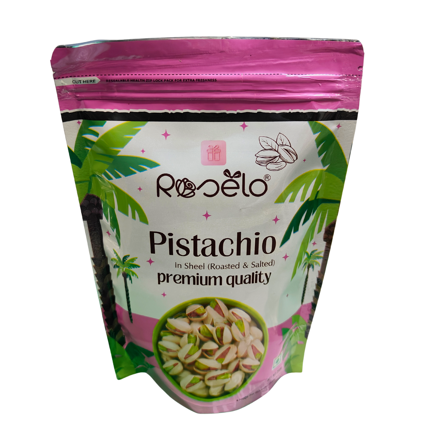 Pistachio In Shell (Roasted & Salted) - Premium Quality - 250g