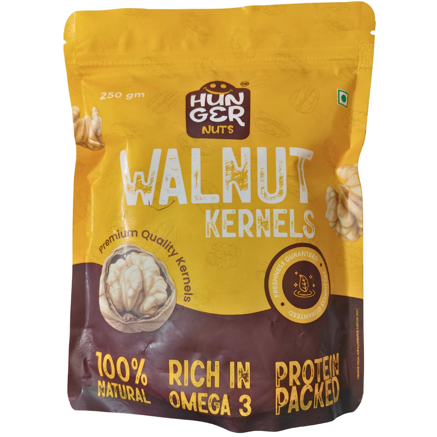 Hunger Nuts Walnut Kernels – Premium Quality, 250g Pack