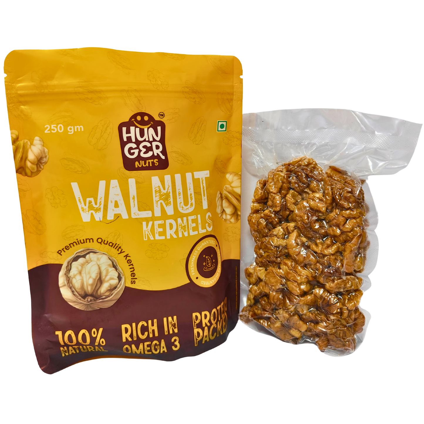 Hunger Nuts Walnut Kernels – Premium Quality, 250g Pack