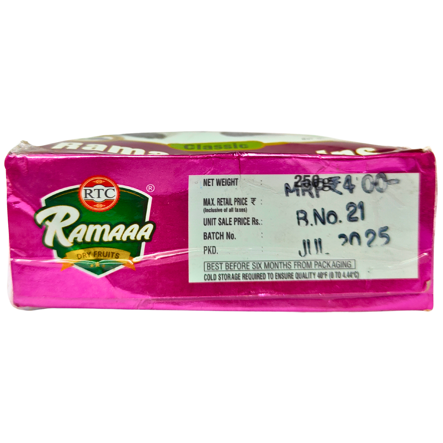 Rama Classic Black Raisins- 250g – Sweet, Juicy & Nutrient-Rich