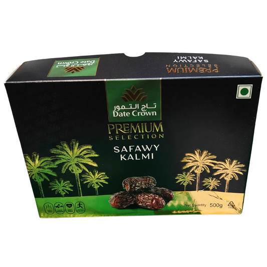 Date Crown Safawi Kalmi Dates – Premium 500g Pack
