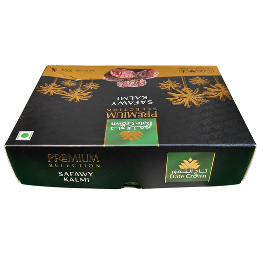 Date Crown Safawi Kalmi Dates – Premium 500g Pack